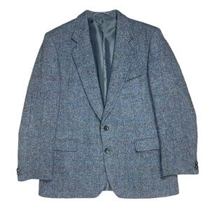 Centaur x Harris Tweed Overcheck Herringbone Wool Sport Coat